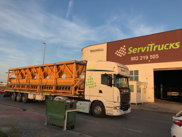 Transporte planta de hormigón